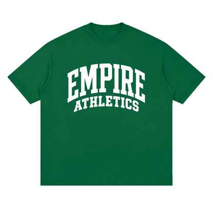 Basic 2 White Empire Oversized Drop Shoulder T-Shirt