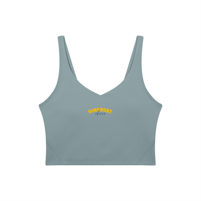 Cursive Simsbury Women's V-Neck Yoga Sports Bra