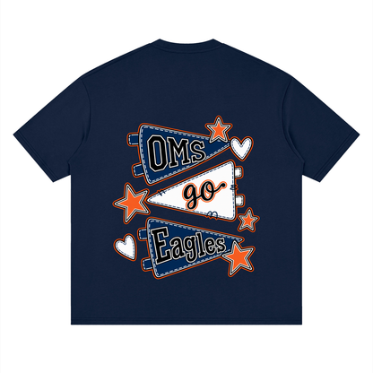 Lets Go Oakland Middle Oversized Drop Shoulder T-Shirt