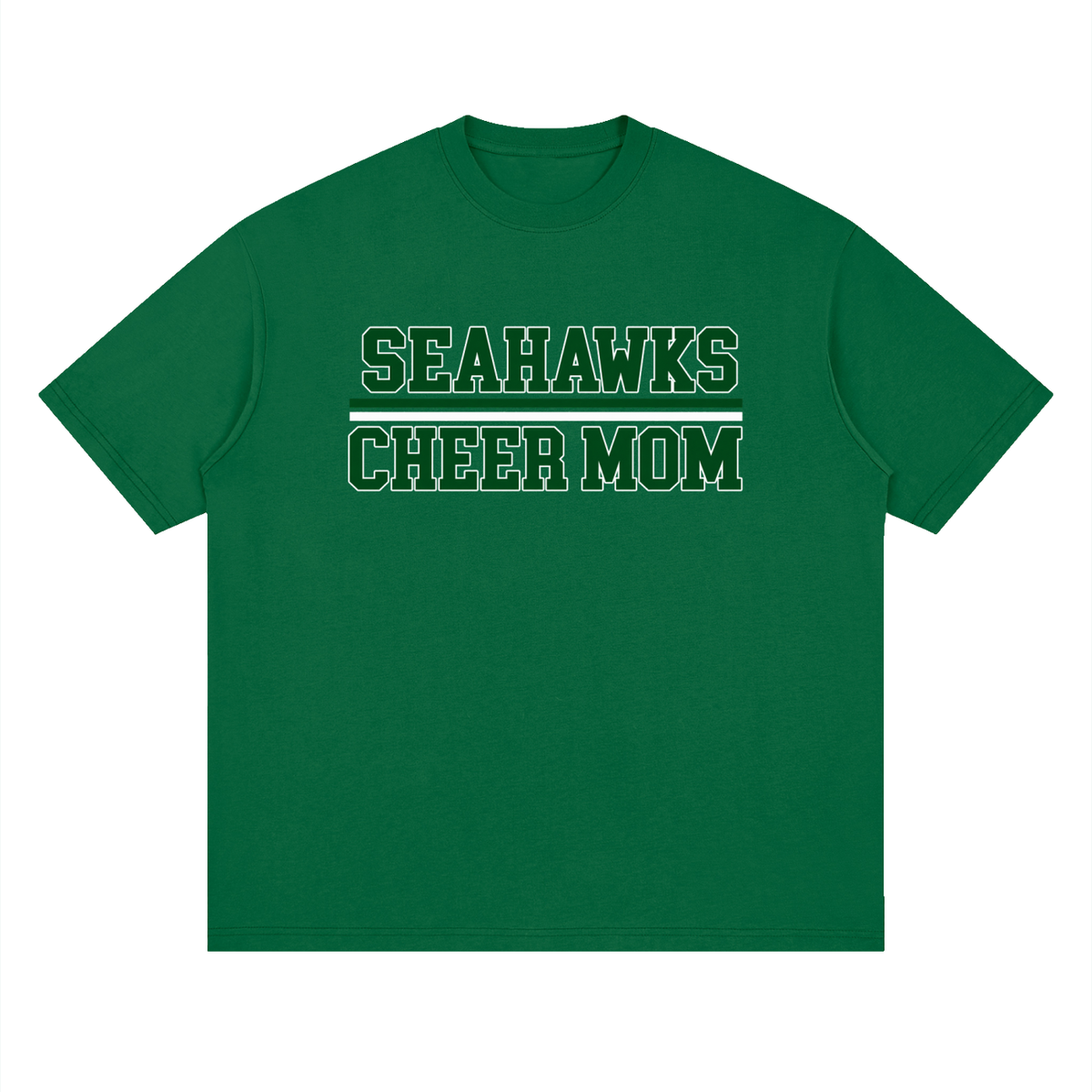 Mom Seahawks Oversized Drop Shoulder T-Shirt