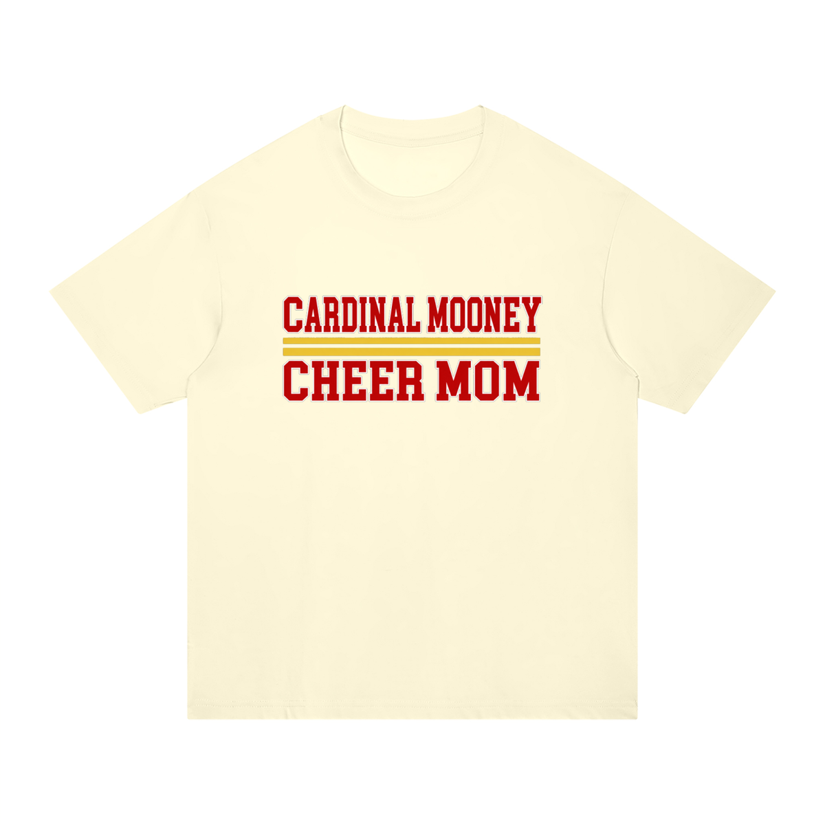 Mom Cardinal Mooney Unisex Regular Fit Cotton T-Shirt