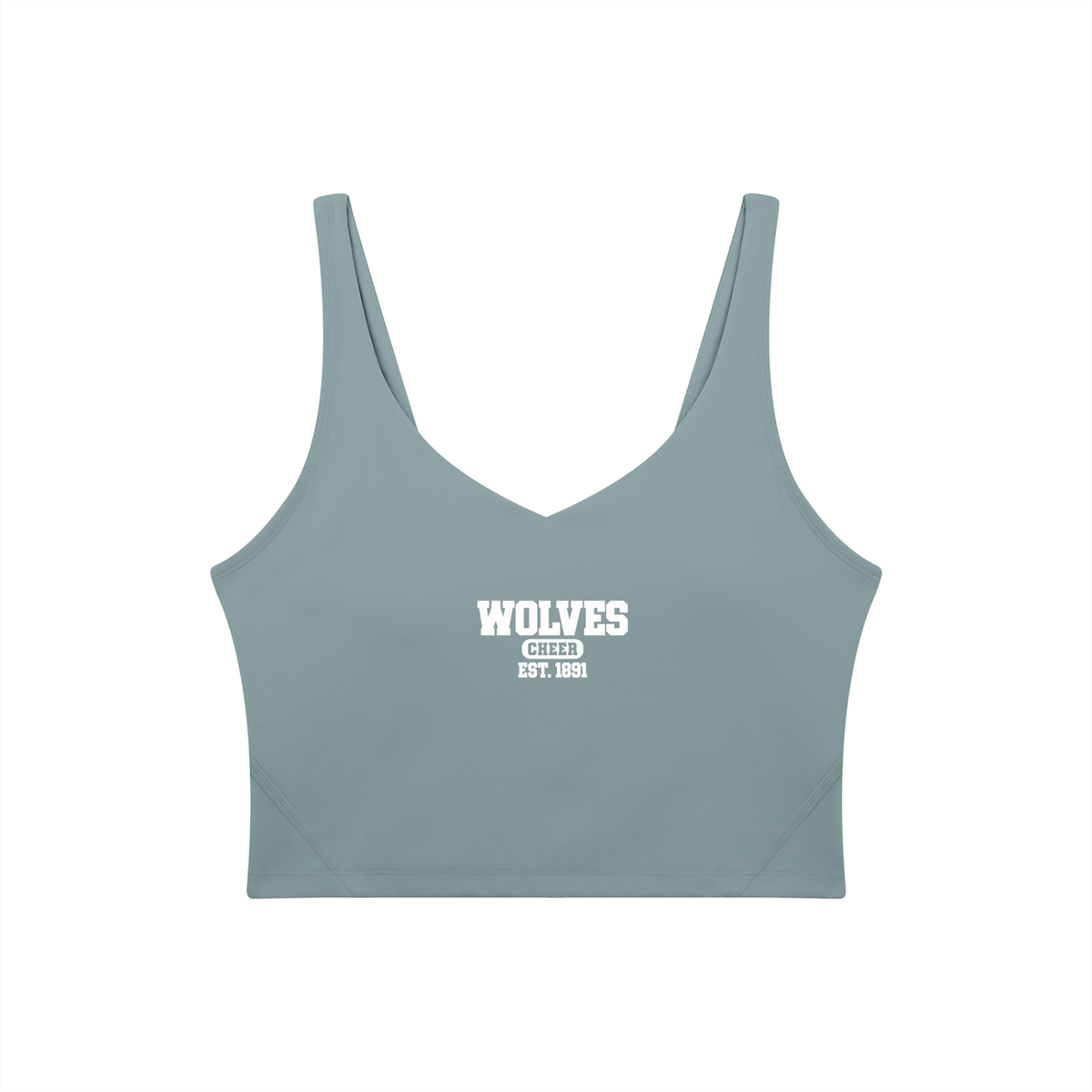 Old School Green River Women's V-Neck Yoga Sports Bra