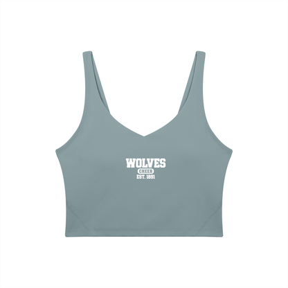 Old School Green River Women's V-Neck Yoga Sports Bra