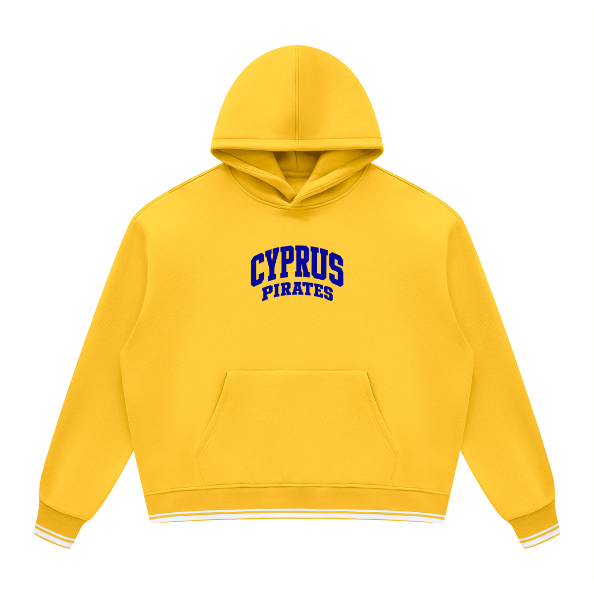 CYPRUS Unisex Oversized Color Block Fleece Hoodie