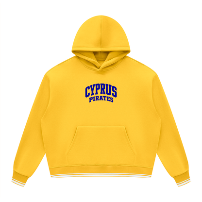 CYPRUS Unisex Oversized Color Block Fleece Hoodie