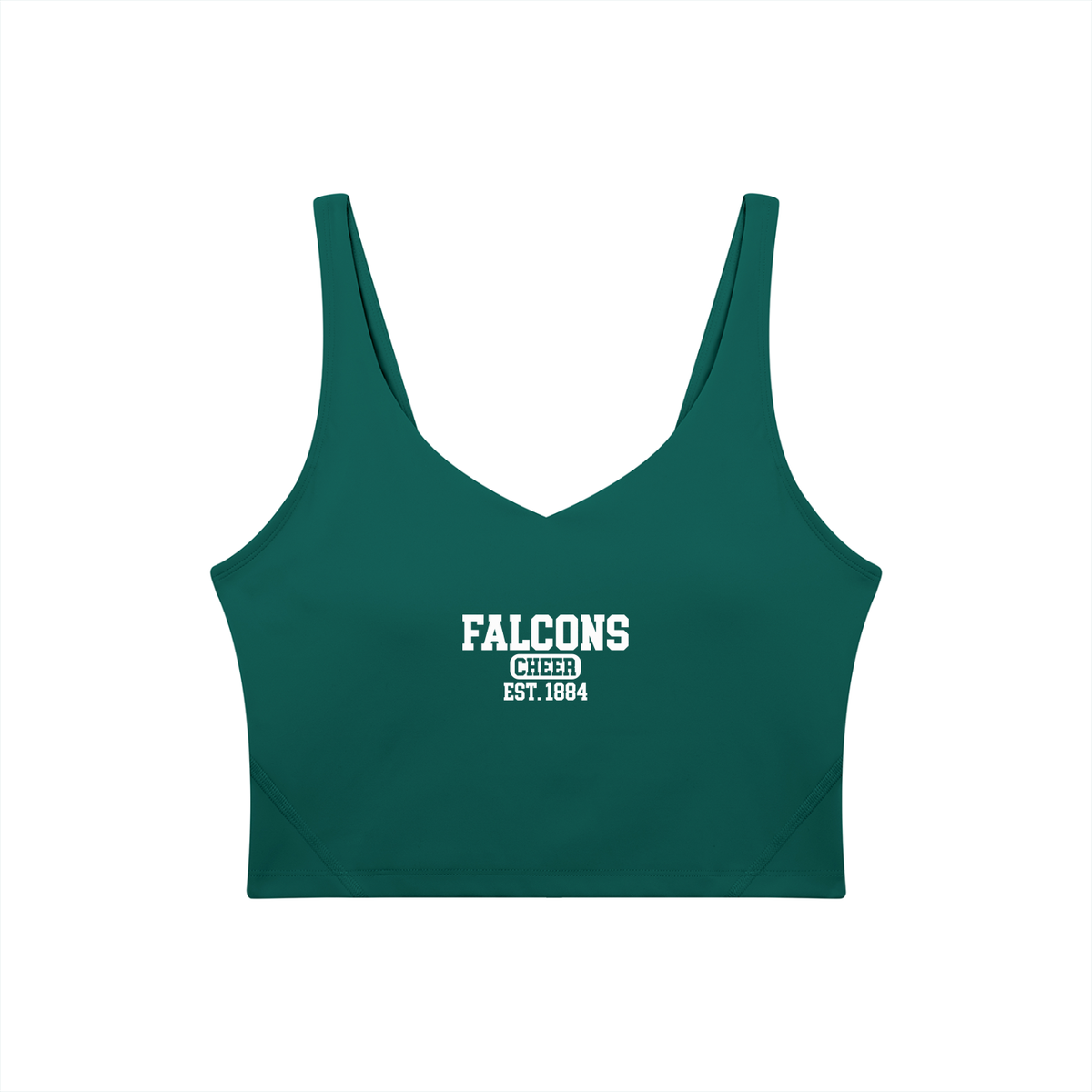 Old School St Vincent Ferrer Women's V-Neck Yoga Sports Bra