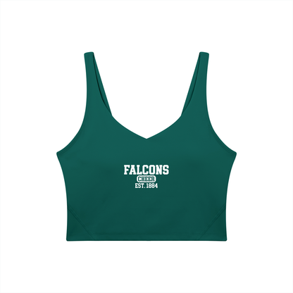 Old School St Vincent Ferrer Women's V-Neck Yoga Sports Bra