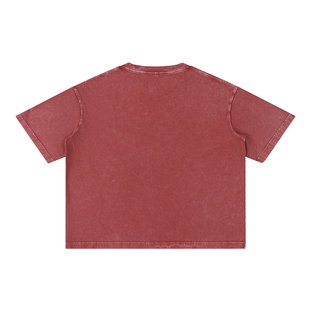 Basic 2 White Cardinal Mooney Mineral Wash Boxy Cotton T-Shirt