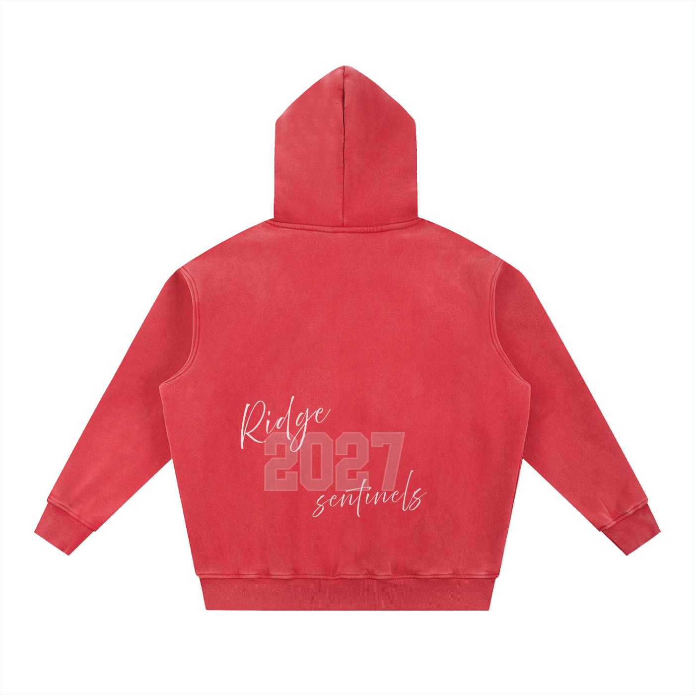 Snow Wash Fleece Oversize Hoodie