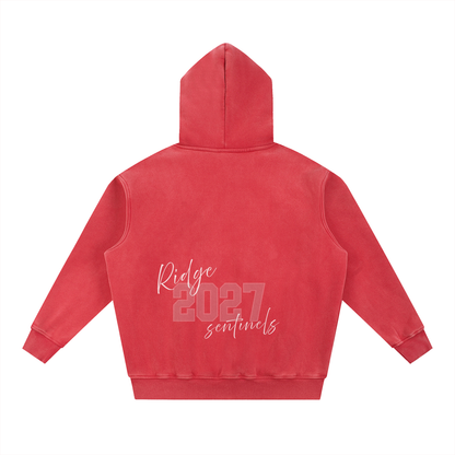 Snow Wash Fleece Oversize Hoodie