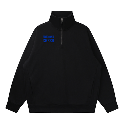 Quarter-Zip Drop Shoulder Sweatshirt