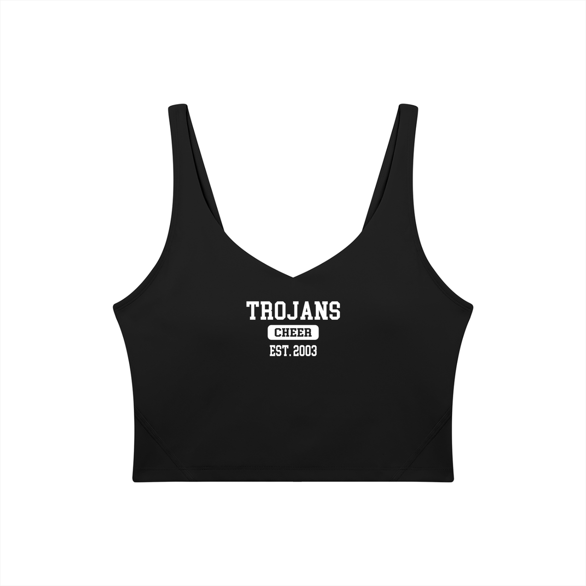 Old School James Island Women's V-Neck Yoga Sports Bra