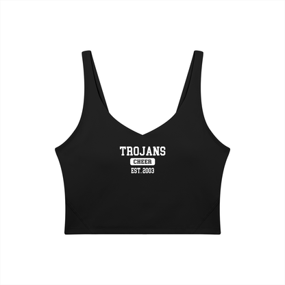 Old School James Island Women's V-Neck Yoga Sports Bra