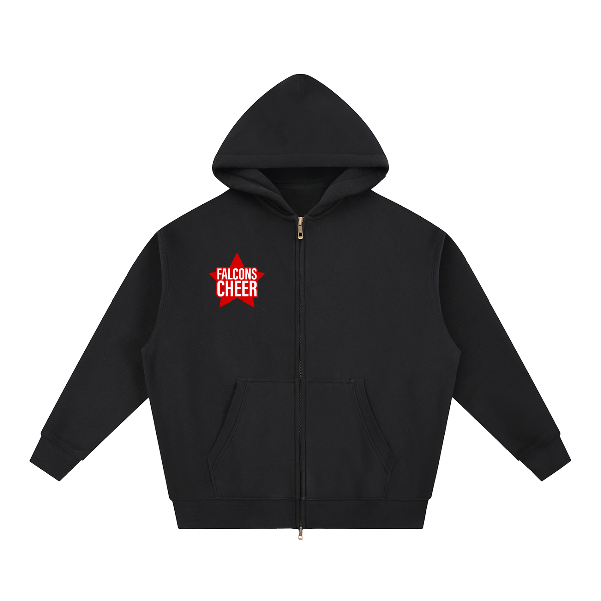 Star Fitch Essential Fleece Zip-Through Hoodie new