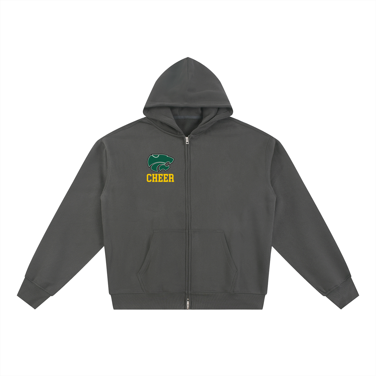 Simple Gladeville Essential Fleece Zip-Through Hoodie