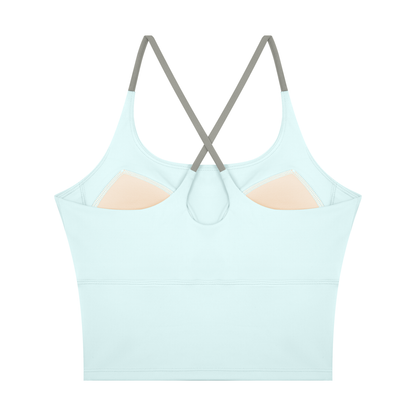 Women's Color Block Yoga Tank Top