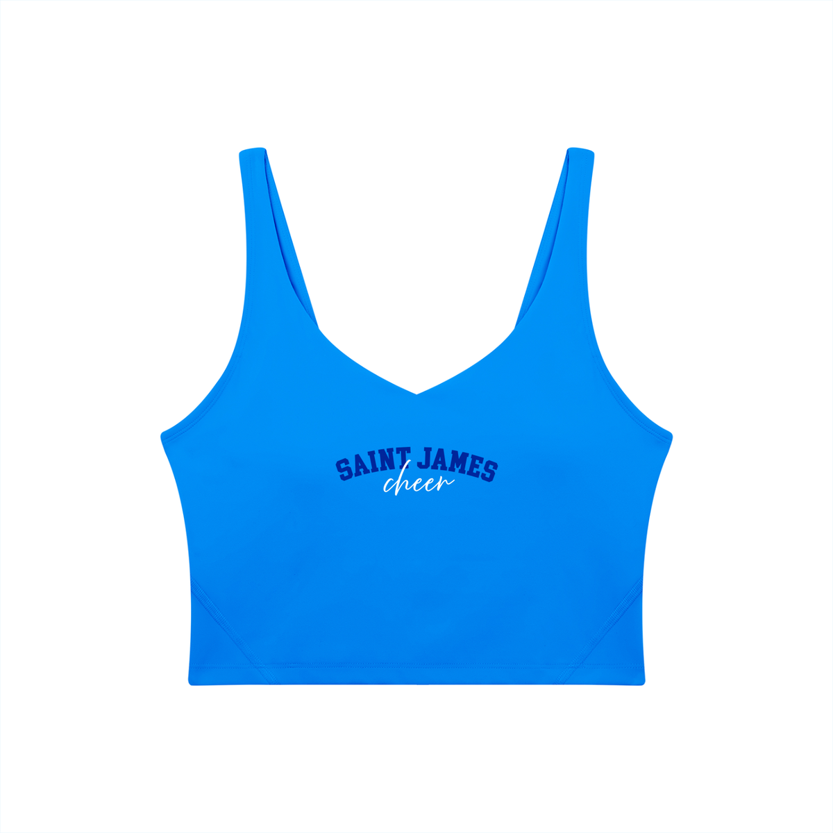 Cursive Saint James Women's V-Neck Yoga Sports Bra