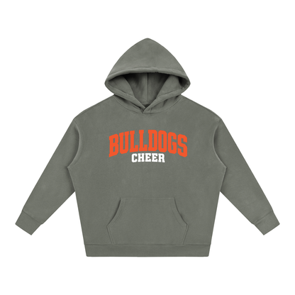 Basic 1 Green Bulldogs Oversize Fleeced Hoodie