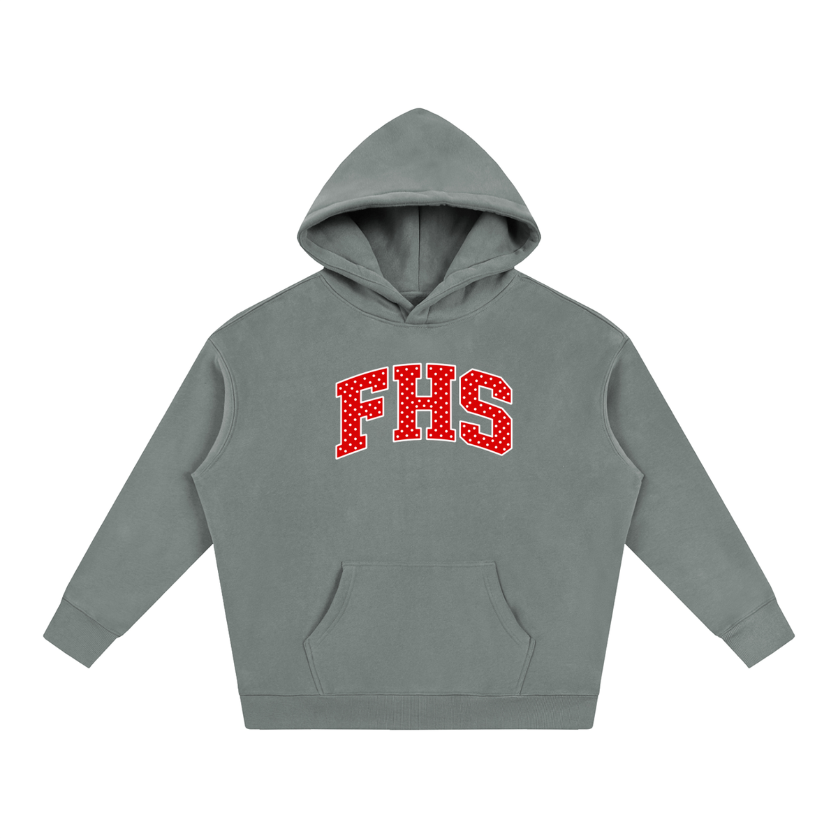 Polka Dot Fitch Oversize Fleeced Hoodie