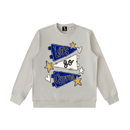 Lets Go Cyprus Essential Heavyweight Crewneck Sweatshirt
