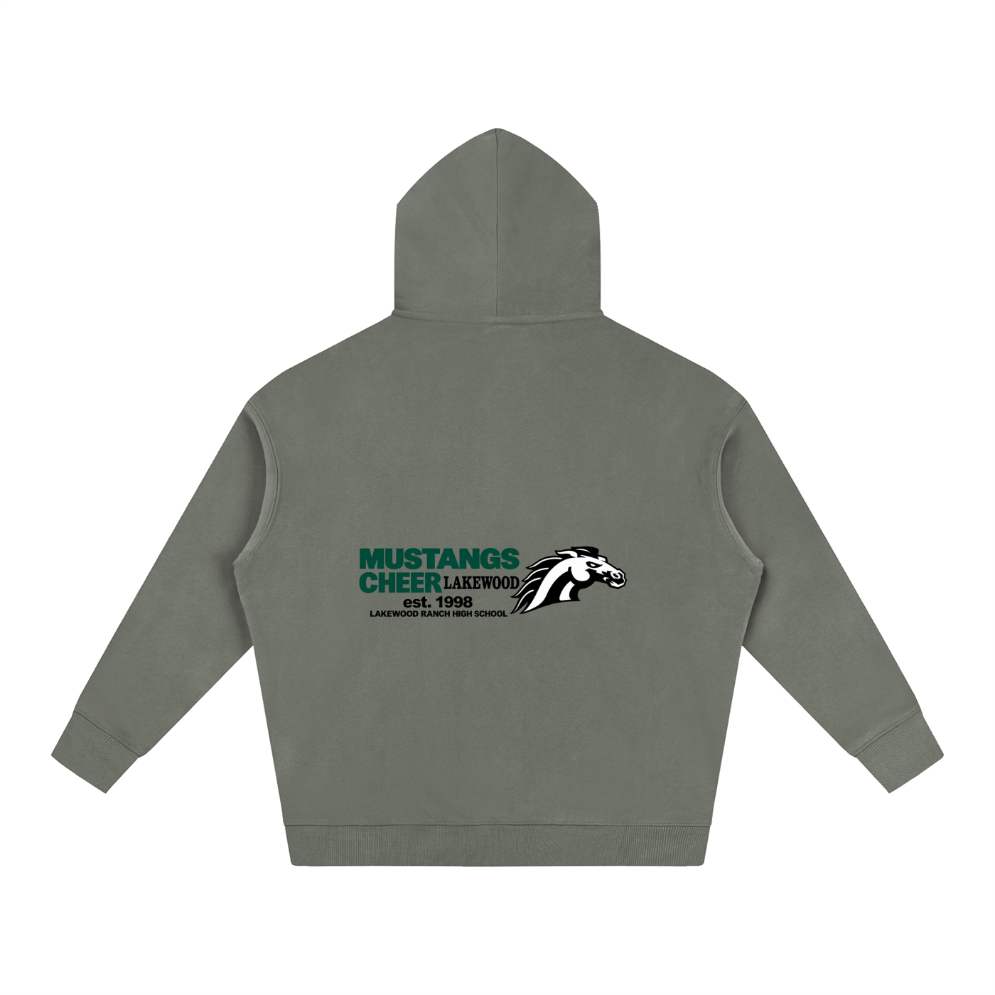 Vector Star Front Lakewood Ranch Oversize Fleeced Hoodie