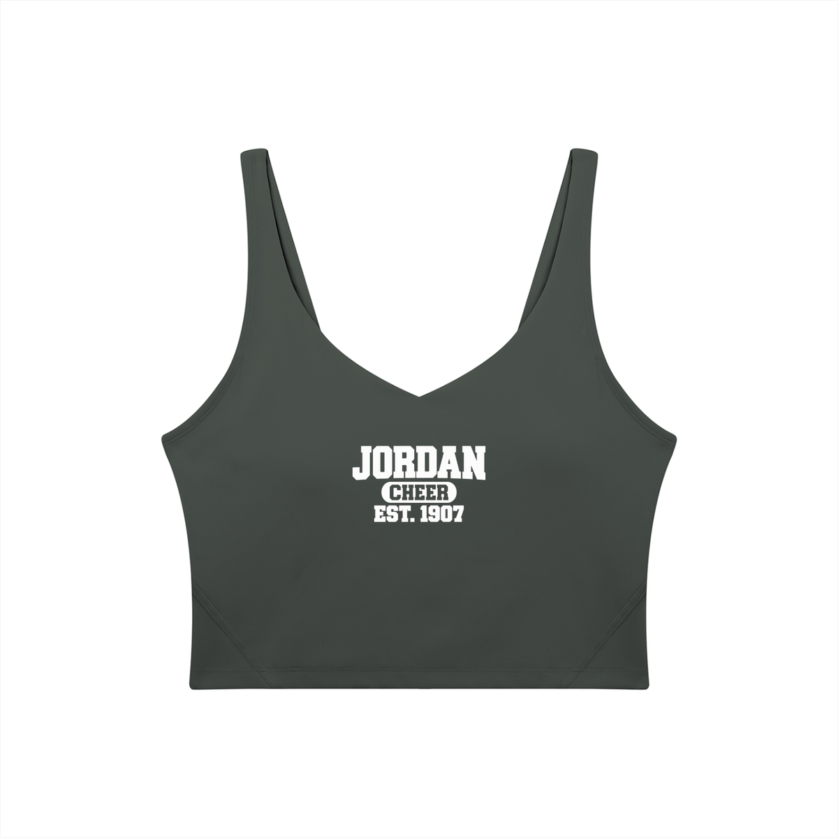 Old School Jordan Women's V-Neck Yoga Sports Bra
