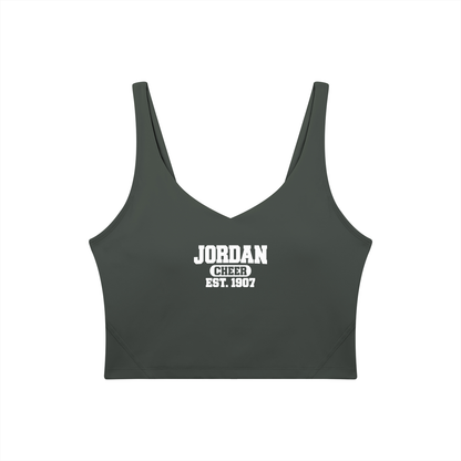 Old School Jordan Women's V-Neck Yoga Sports Bra