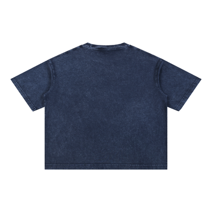 Mineral Wash Boxy Cotton T-Shirt