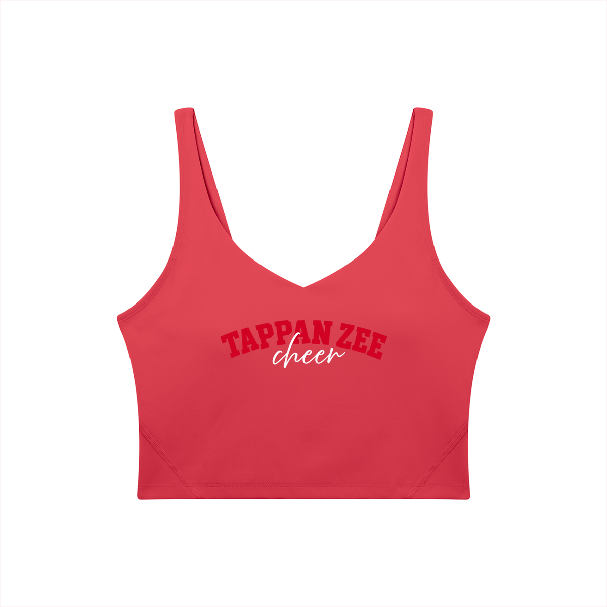 Cursive Tappan Zee Women's V-Neck Yoga Sports Bra