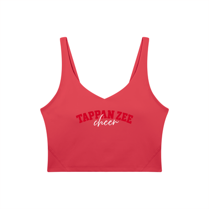 Cursive Tappan Zee Women's V-Neck Yoga Sports Bra