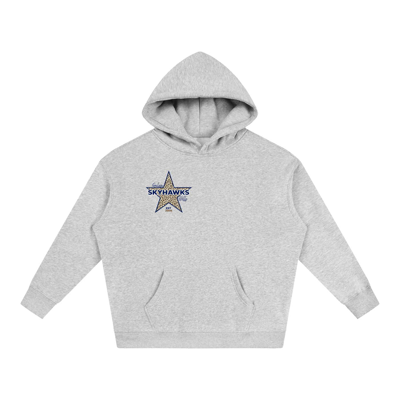 Leopard Star Oversized Hoodie