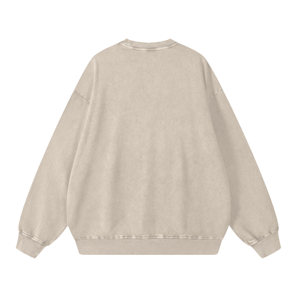 Basic 3 Westhampton Snow Washed Oversized Sweatshirt