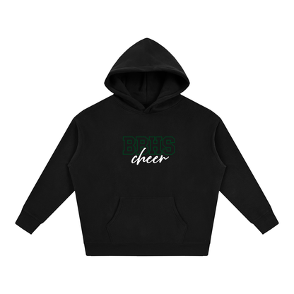Cursive Front Blanchet Oversize Fleeced Hoodie