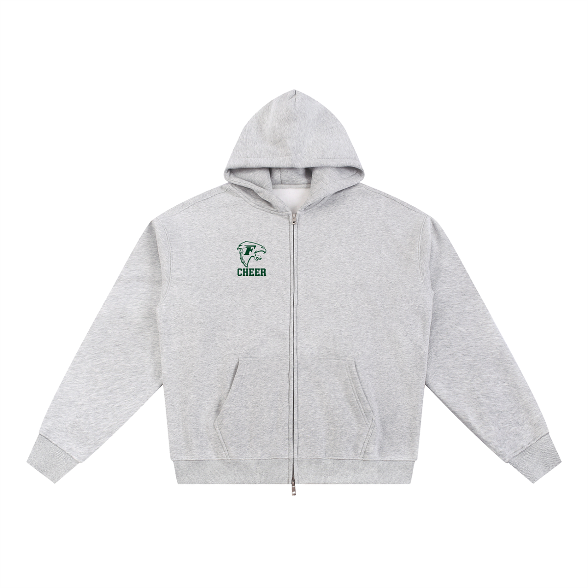 Simple St Vincent Ferrer Essential Fleece Zip-Through Hoodie
