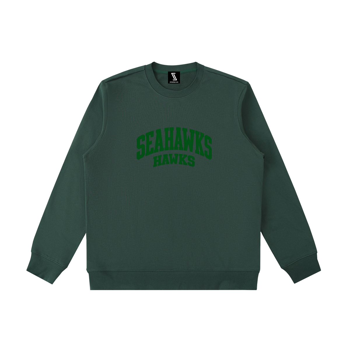 Basic 2 Seahawks Essential Heavyweight Crewneck Sweatshirt