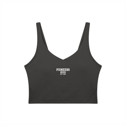 Old School Simi Valley Women's V-Neck Yoga Sports Bra