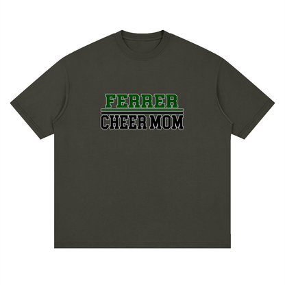 Cheer Mom Streetwear Loose Drop Shoulder T-Shirt