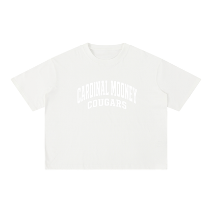 Basic 2 White Cardinal Mooney Mineral Wash Boxy Cotton T-Shirt