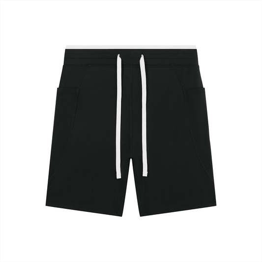 Women's High Rise Color Block Yoga Shorts