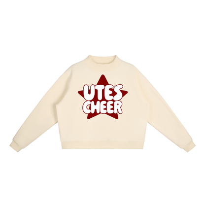 Star Utes Essential Fleece Mock-Neck Crew Sweatshirt