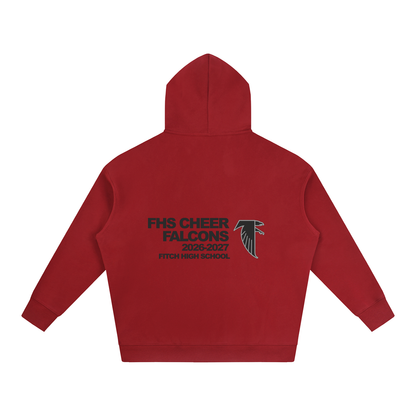 Vector Star Front Fitch Oversize Fleeced Hoodie