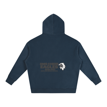 Vector Star Front Oakland Middle Oversize Fleeced Hoodie