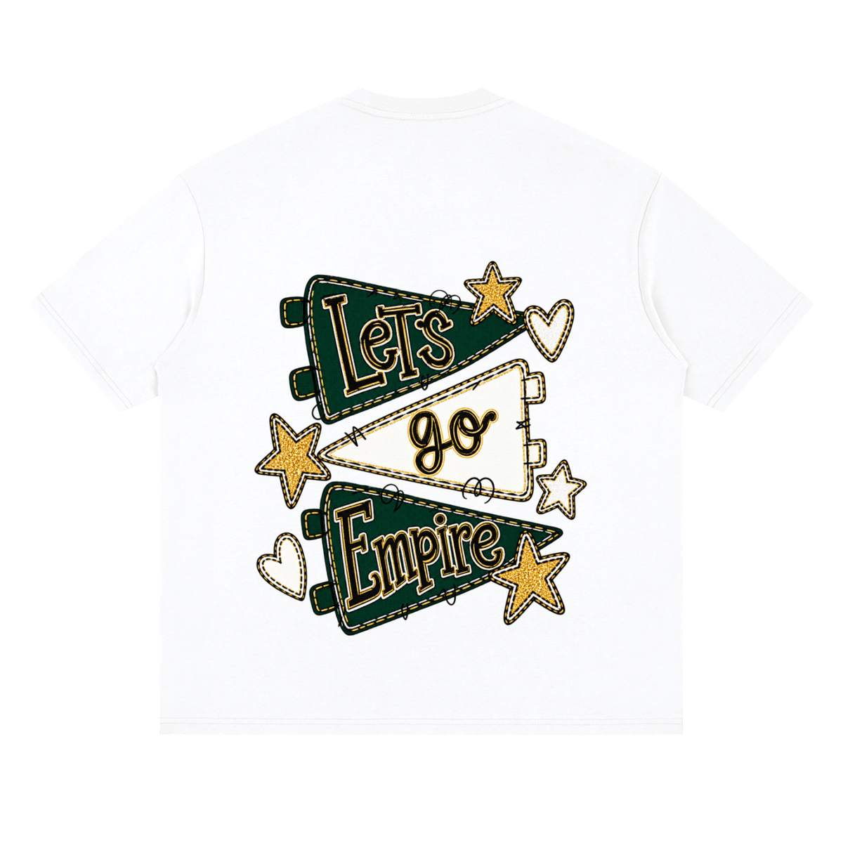 Lets Go Empire Oversized Drop Shoulder T-Shirt