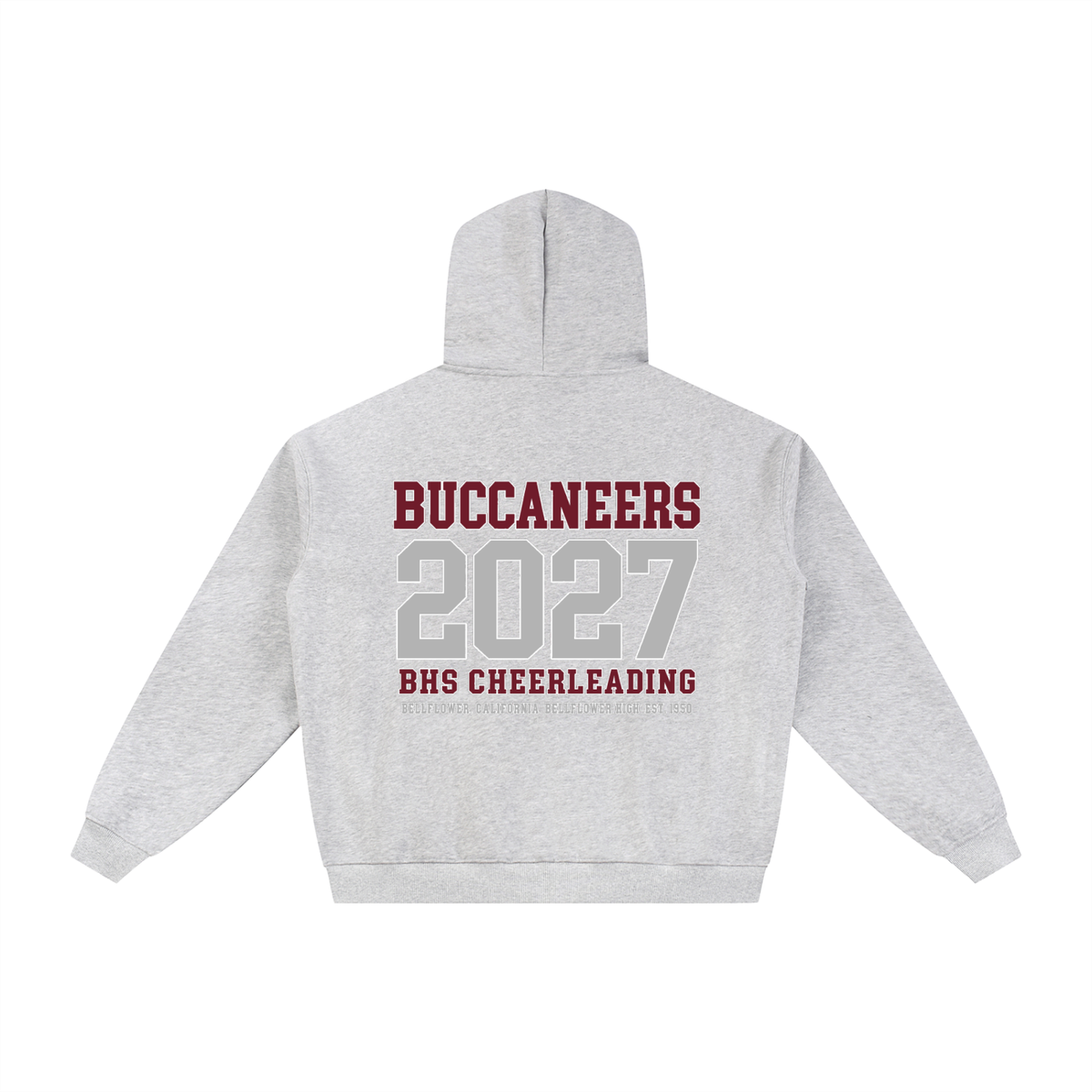 Year Bellflower Essential Fleece Zip-Through Hoodie
