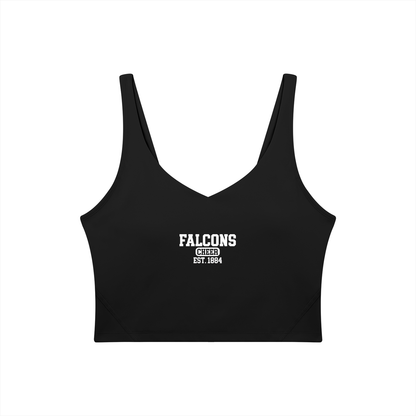 Old School St Vincent Ferrer Women's V-Neck Yoga Sports Bra