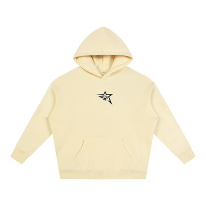 Vector Star Front Cardinal Mooney Oversize Fleeced Hoodie