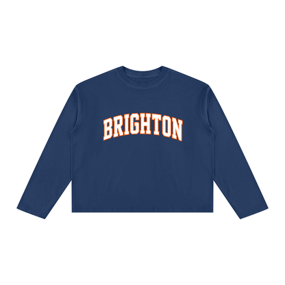 Unisex Vintage Wash Long Sleeve Boxy T-Shirt