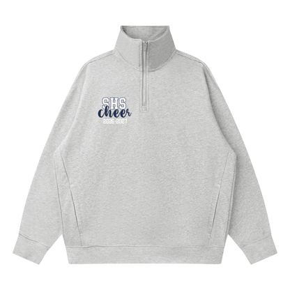 Quarter-Zip Drop Shoulder Sweatshirt