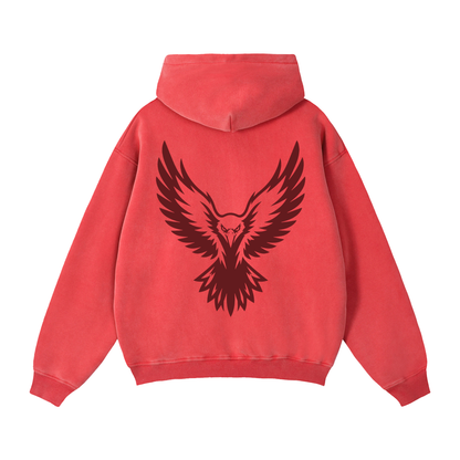 Zip-Through Boxy Fleece Hoodie
