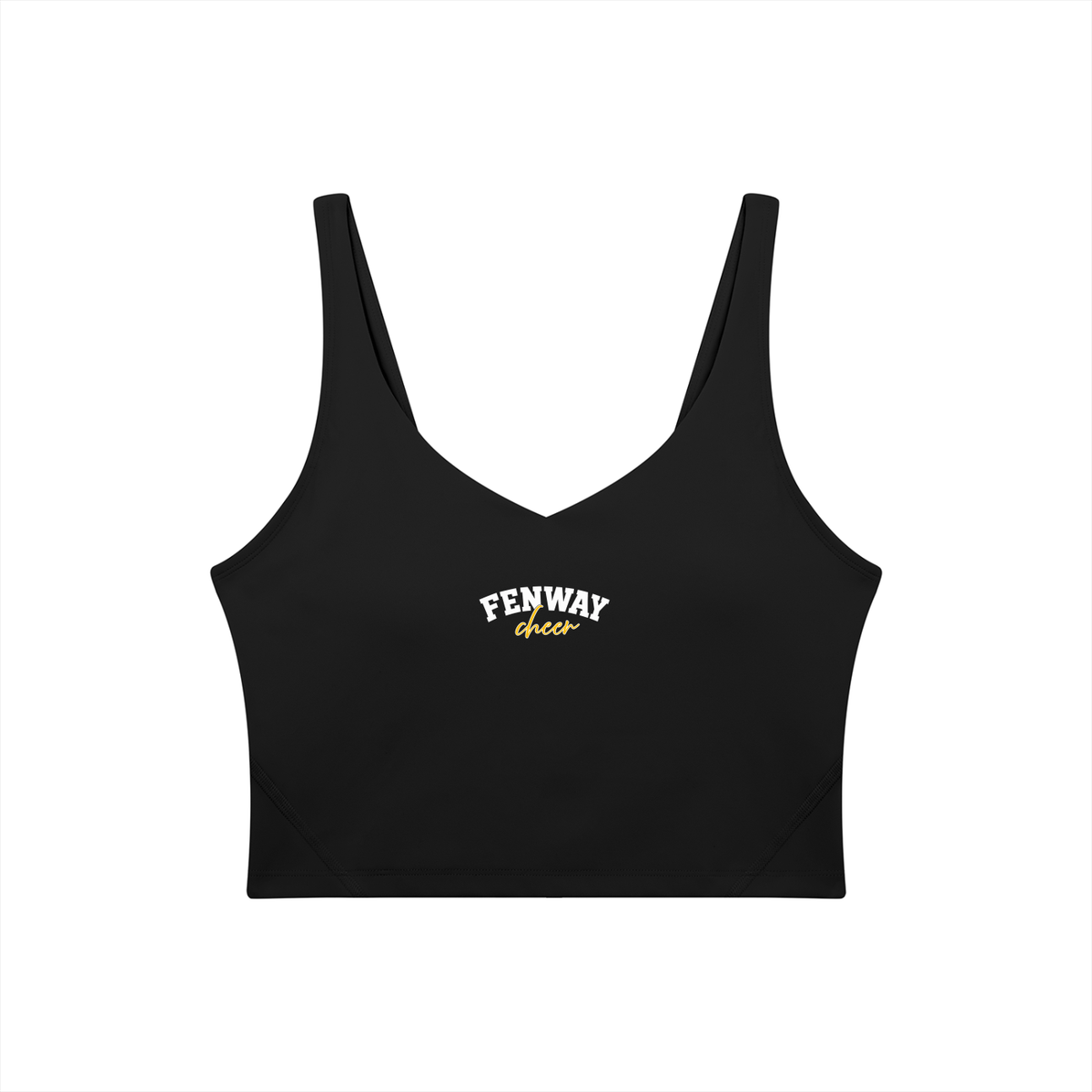 Cursive Fenway Women's V-Neck Yoga Sports Bra